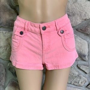 AMERICAN RAG | Pink Cotton Jean Shorts